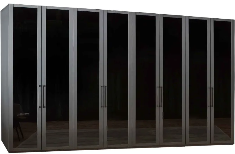 Wiemann Möbel Split Kleiderschrank Glas durchsichtig Hot