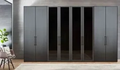 Wiemann Möbel Split Kleiderschrank Parsolglas