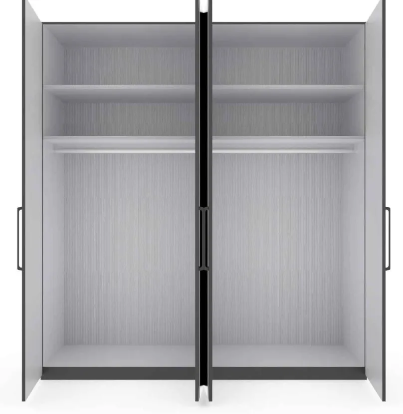 Wiemann Möbel Split Kleiderschrank Parsolglas
