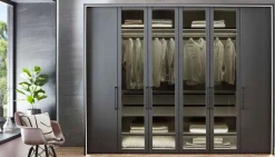 Wiemann Möbel Split Kleiderschrank Parsolglas