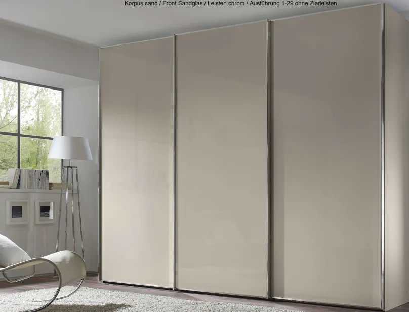 Staud Möbel GmbH & Co.KG Staud Schwebetürenschrank Sinfonie Plus Glasfront Hot