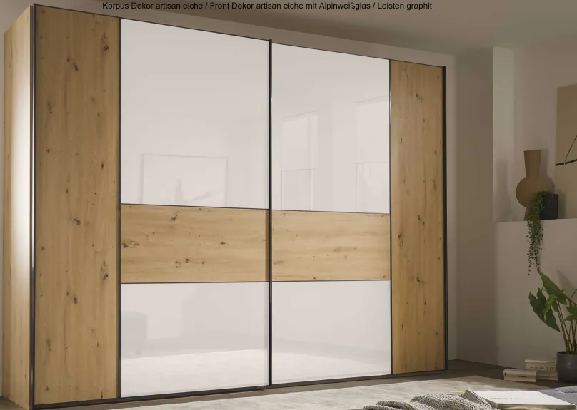 Staud Möbel GmbH & Co.KG Staud Schwebetürenschrank 2 türig Sonett Hot