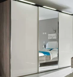 Staud Möbel GmbH & Co.KG Staud Sinfonie Kleiderschrank mit Glasfront Discount