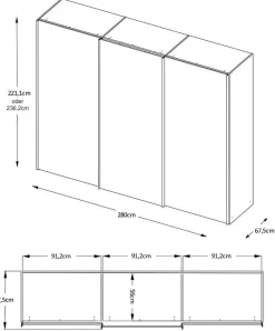 Staud Möbel GmbH & Co.KG Staud Sinfonie Plus Schwebetürenschrank Sale