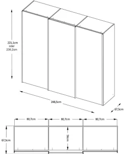 Staud Möbel GmbH & Co.KG Staud Sinfonie Plus Schwebetürenschrank Sale