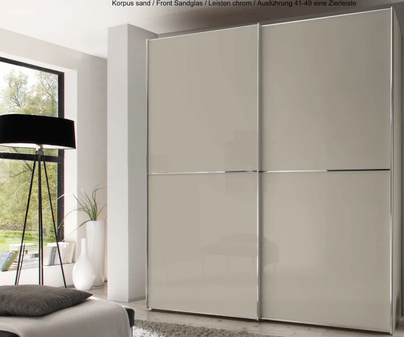 Staud Möbel GmbH & Co.KG Staud Sinfonie Schwebetürenschrank Glastüren New