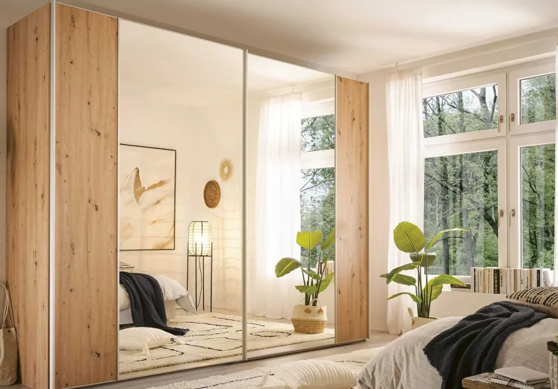 Staud Möbel GmbH & Co.KG Staud Sonett Kleiderschrank mit Spiegel