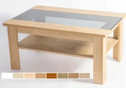 Stralsunder Möbelwerke Stralsunder Couchtisch mit Glasplatte Discount