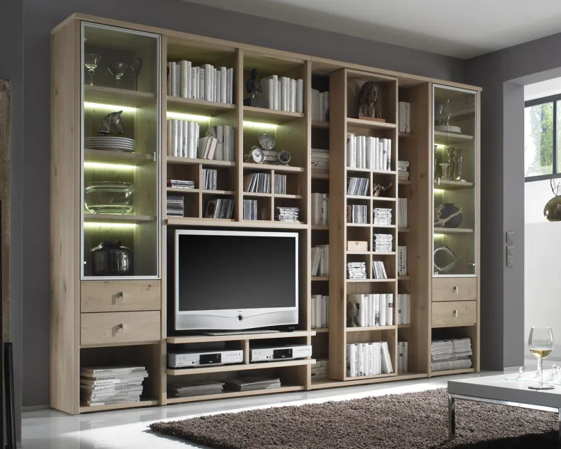 Wehrsdorfer Studio Bücherregal mit TV-Element Online