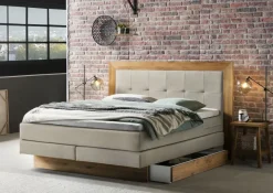 Hasena Texas Boxspringbett mit Holz Discount