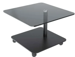 Akante Thales Glas Beistelltisch mit Rollen Online