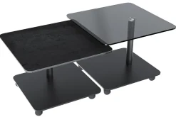 Akante Thales Tisch mit Rollen 60x60 Clearance