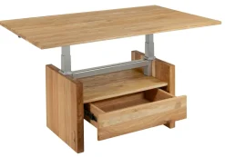 Ideal Möbel Thorsten Couchtisch höhenverstellbar mit Stauraum Clearance