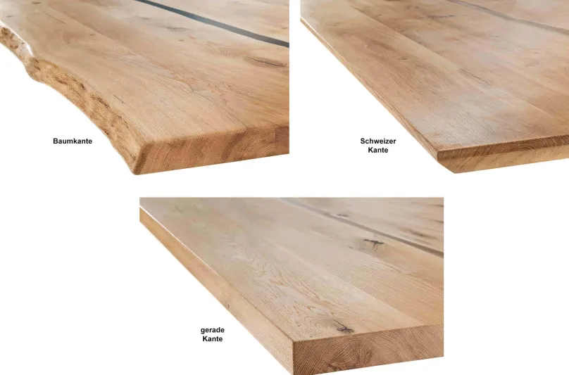 TPT Möbel TPT Holztisch mit Metallgestell New