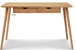 TPT Möbel Verona Schreibtisch Holz mit Schubladen Hot
