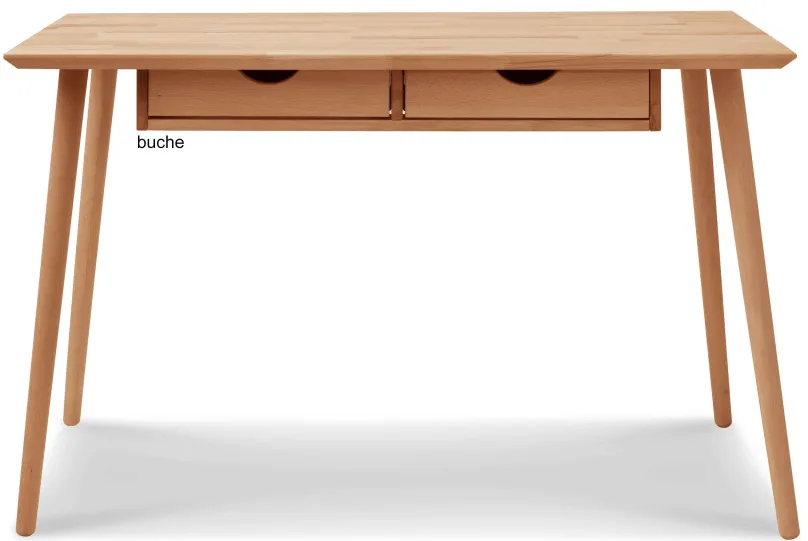 TPT Möbel Verona Schreibtisch Holz mit Schubladen Hot