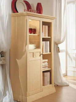 Effedue s.r.l. Vienna kleiner Wohnzimmerschrank Pinie massiv New
