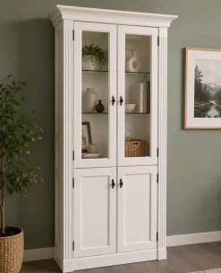 Wehrsdorfer Vitrinenschrank vintage weiss Sale