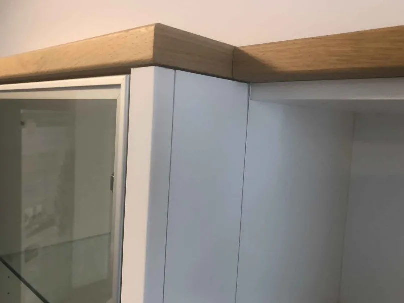 Wehrsdorfer Vitrinenschrank weiß Discount