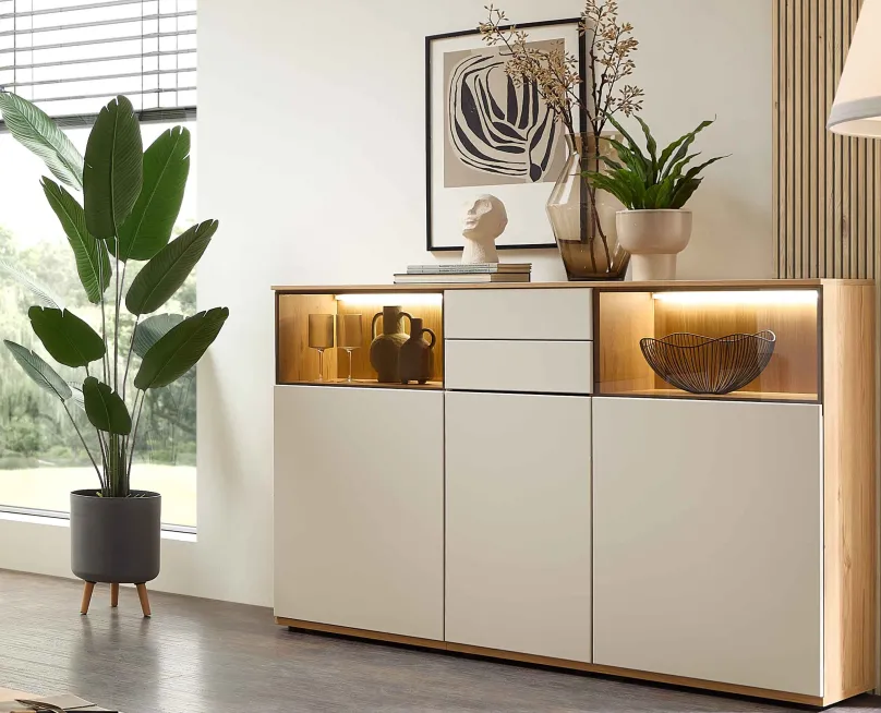 Stralsunder Möbelwerke Zudar Highboard Kommode Clearance